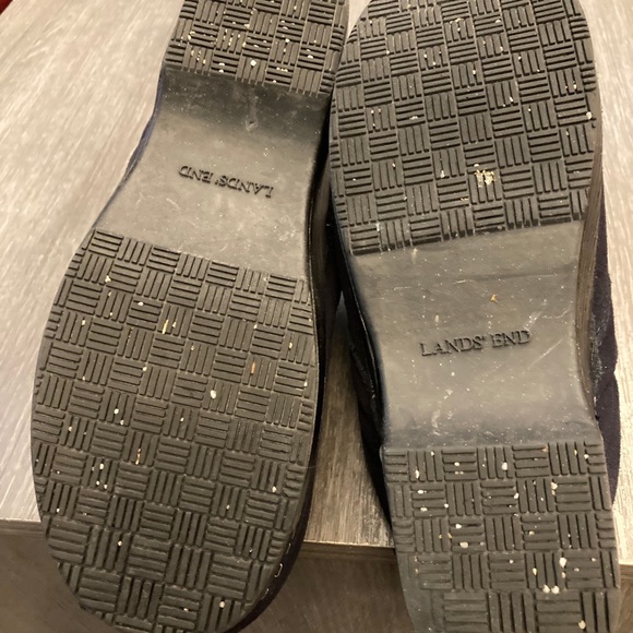 Lands' End Shoes Lands End Navy Blue Suede Clog Mules Poshmark